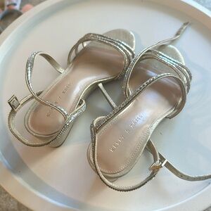 Katie and Kelly Silver Wedge Sandal